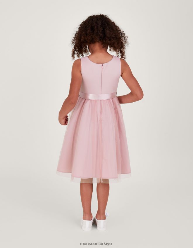 Monsoon kız layla 3d tüplü elbise JH86BT1937 Giyim pembe