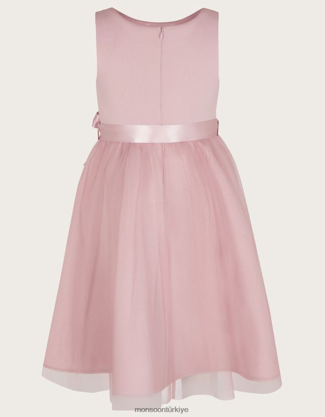 Monsoon kız layla 3d tüplü elbise JH86BT1937 Giyim pembe