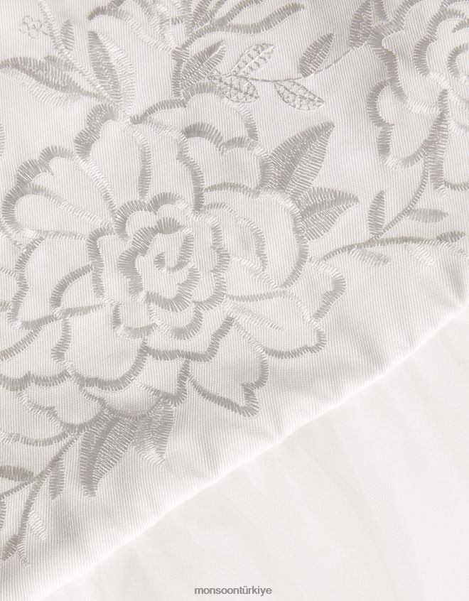 Monsoon kız odette alice tül maxi elbise JH86BT1723 Giyim fildişi