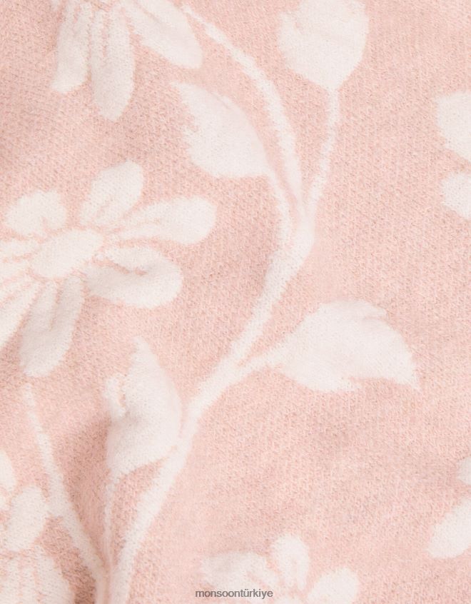 Monsoon kız örme çiçek elbise JH86BT1728 Giyim pembe