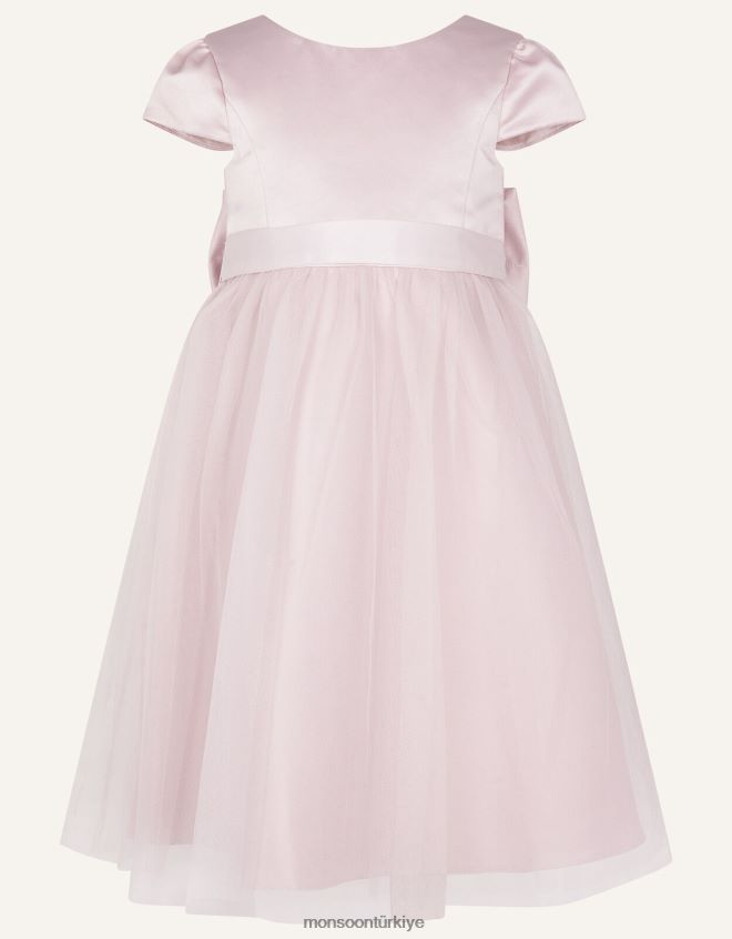Monsoon kız tül nedime elbisesi JH86BT1907 Giyim pembe