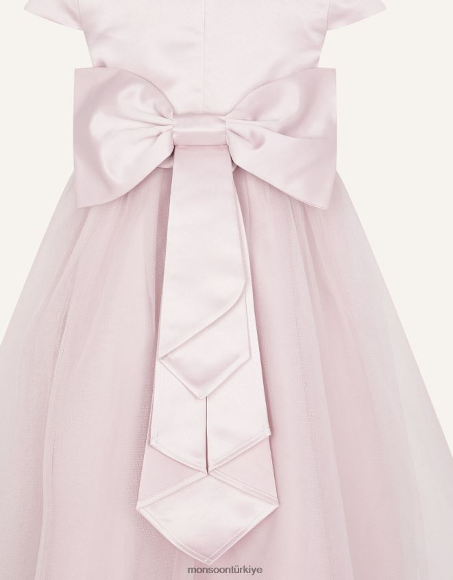 Monsoon kız tül nedime elbisesi JH86BT1907 Giyim pembe