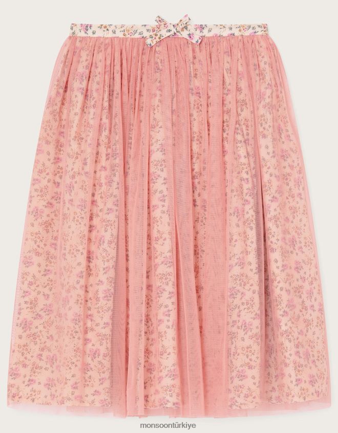 Monsoon kız butik dita küçük etek JH86BT1743 Giyim pembe