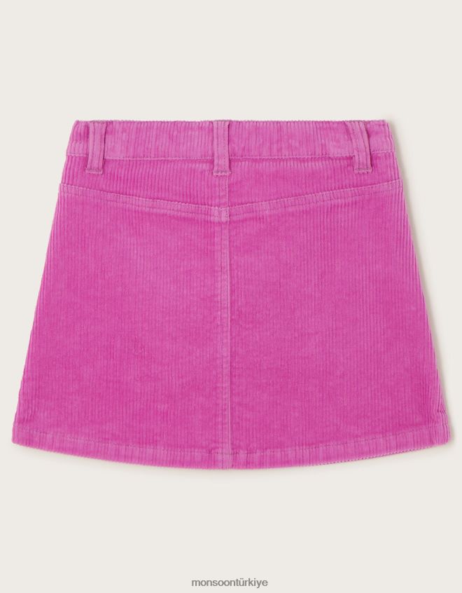 Monsoon kız kordon mini etek JH86BT1648 Giyim mor