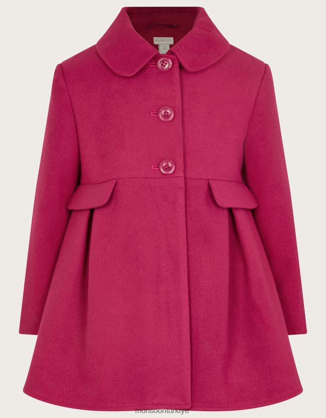 Monsoon kız etekli ceket JH86BT1710 Giyim pembe (macenta)