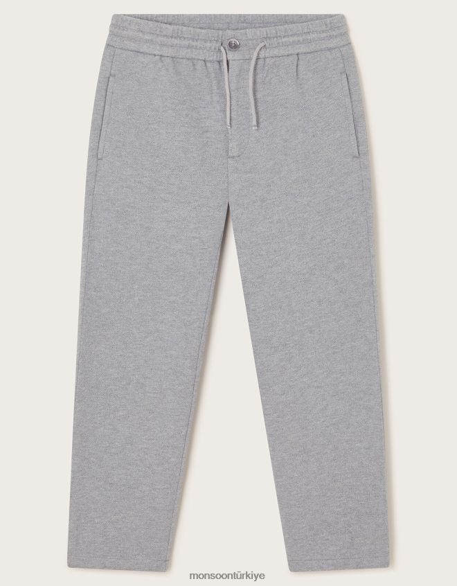 Monsoon erkek çocuk jarse pull-on pantolon JH86BT2231 Giyim gri