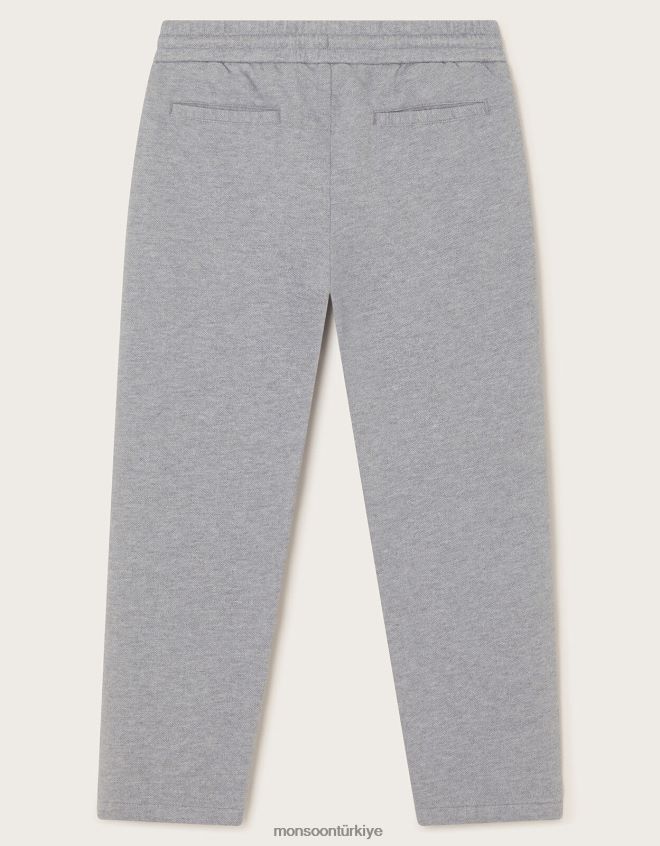 Monsoon erkek çocuk jarse pull-on pantolon JH86BT2231 Giyim gri