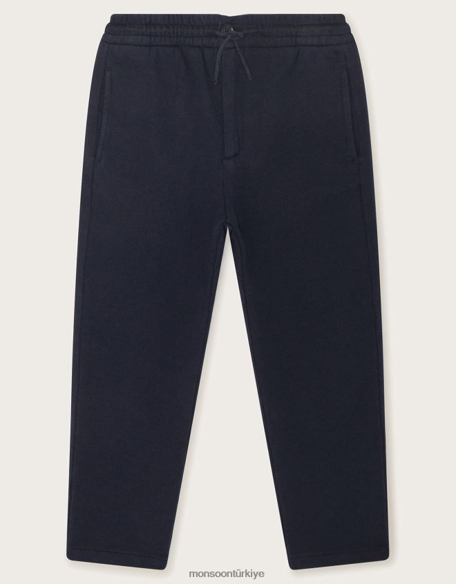 Monsoon erkek çocuk jarse pull-on pantolon JH86BT2232 Giyim Mavi Donanma)
