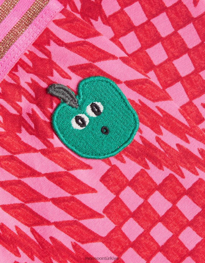 Monsoon kız desenli tayt JH86BT1640 Giyim kırmızı