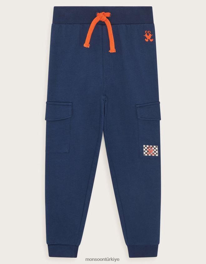 Monsoon çocuklar ağır yük koşucuları JH86BT2199 Giyim Mavi Donanma)