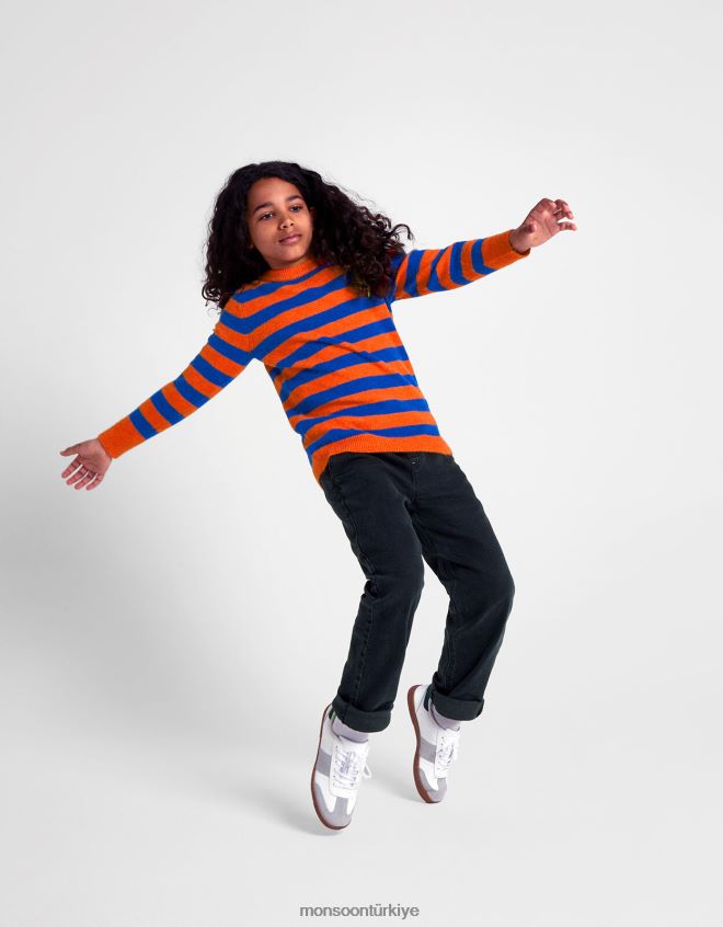 Monsoon çocuklar kot pantolonu çek JH86BT1683 Giyim siyah