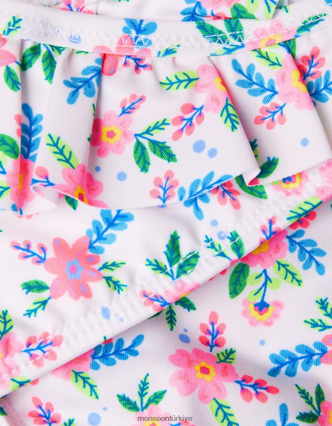 Monsoon kız küçük spot şal bikini seti JH86BT1999 Giyim fildişi