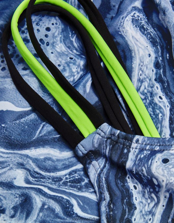 Monsoon kız mermer askılı mayo JH86BT1892 Giyim siyah