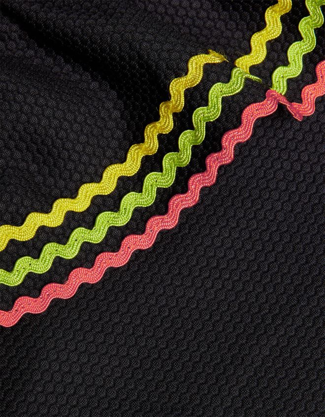 Monsoon kız ricrac dokulu tek omuzlu tulum JH86BT1858 Giyim siyah