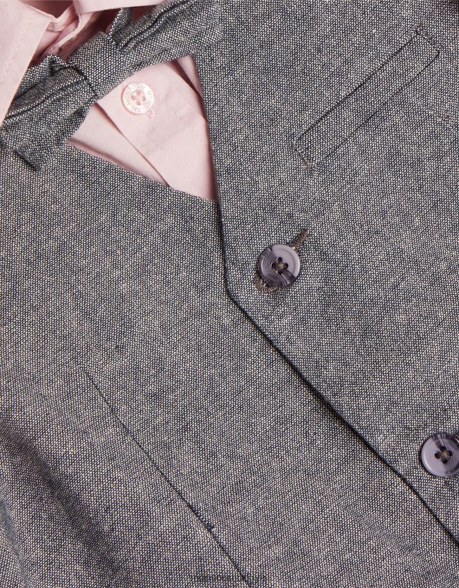 Monsoon erkek çocuk papyonlu beş parçalı takım elbise JH86BT2268 Giyim gri