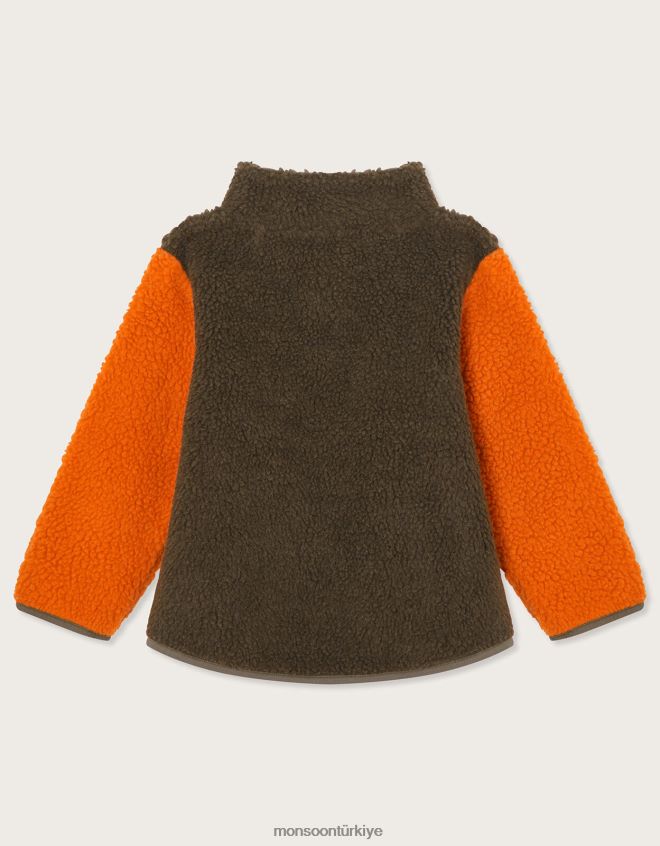 Monsoon erkek çocuk renk bloklu borg polar JH86BT2194 Giyim çok