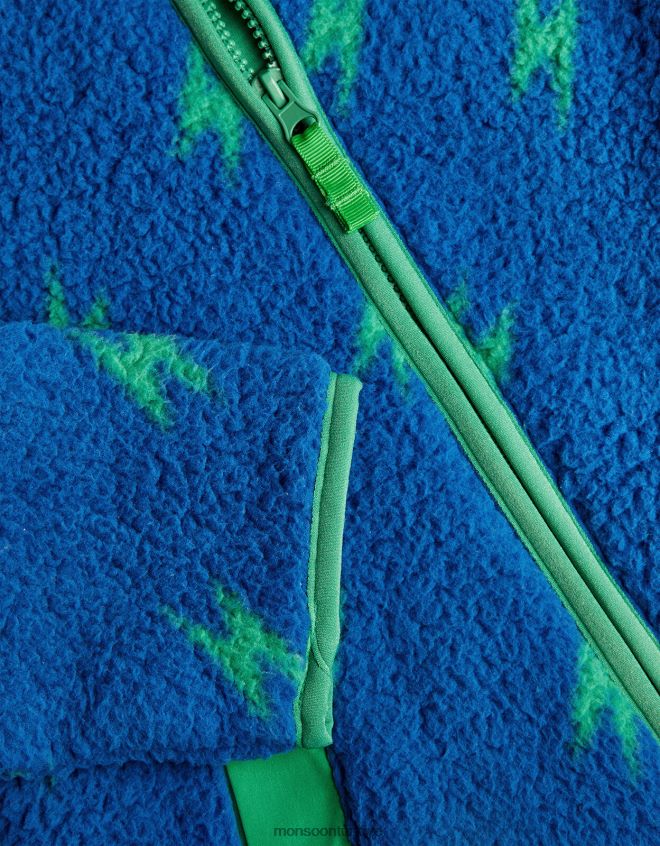 Monsoon erkek çocuk yıldırım cıvata polar JH86BT2205 Giyim mavi