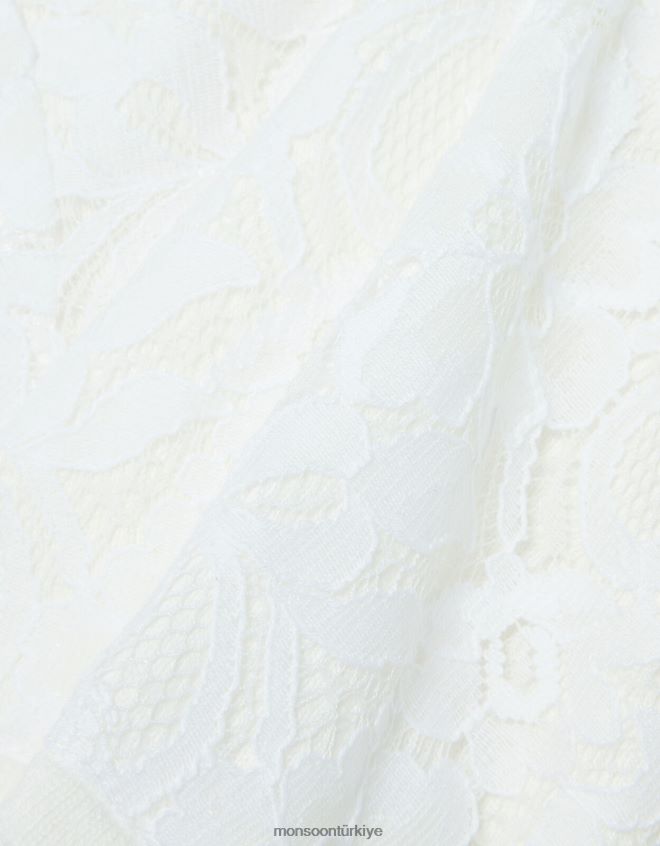 Monsoon kız bebek dantel hırka JH86BT2106 Giyim fildişi