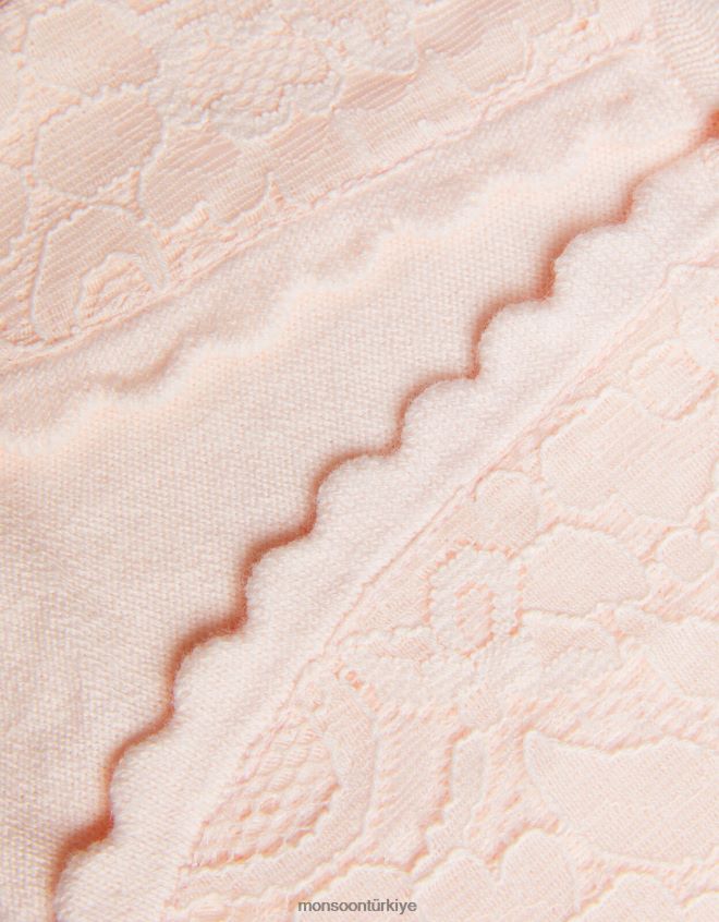 Monsoon kız bebek dantel hırka JH86BT2109 Giyim pembe