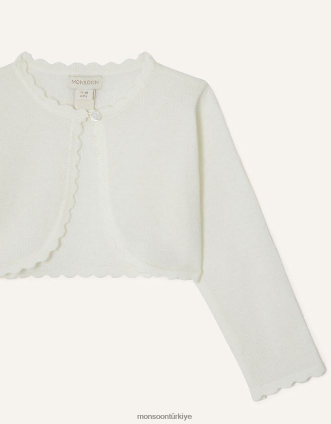 Monsoon kız bebek niamh hırka JH86BT2054 Giyim fildişi