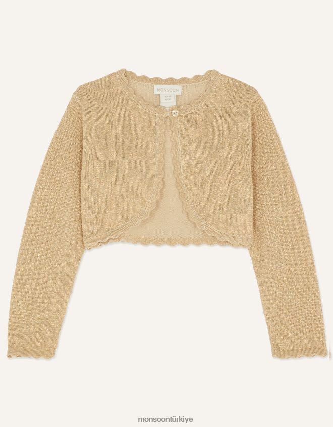 Monsoon kız bebek niamh hırka JH86BT2059 Giyim altın