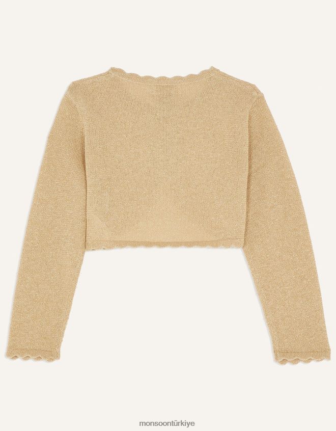 Monsoon kız bebek niamh hırka JH86BT2059 Giyim altın