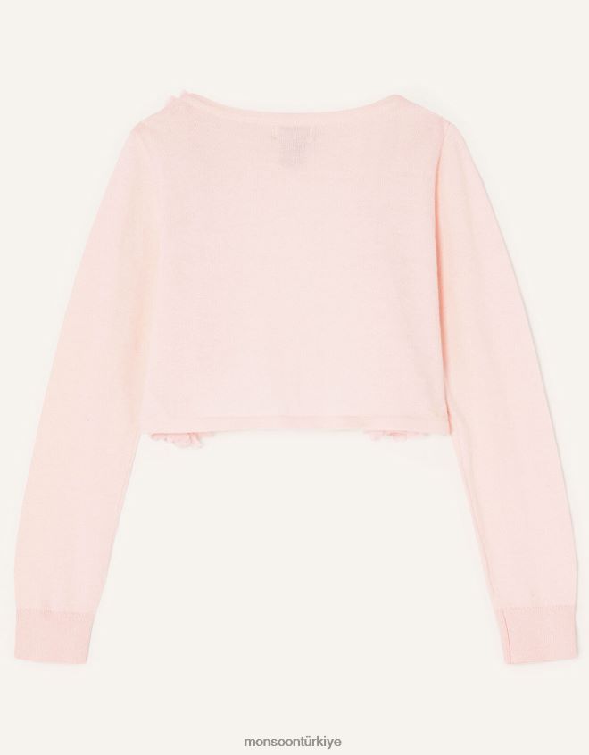 Monsoon kız flora 3d detaylı hırka JH86BT1859 Giyim pembe