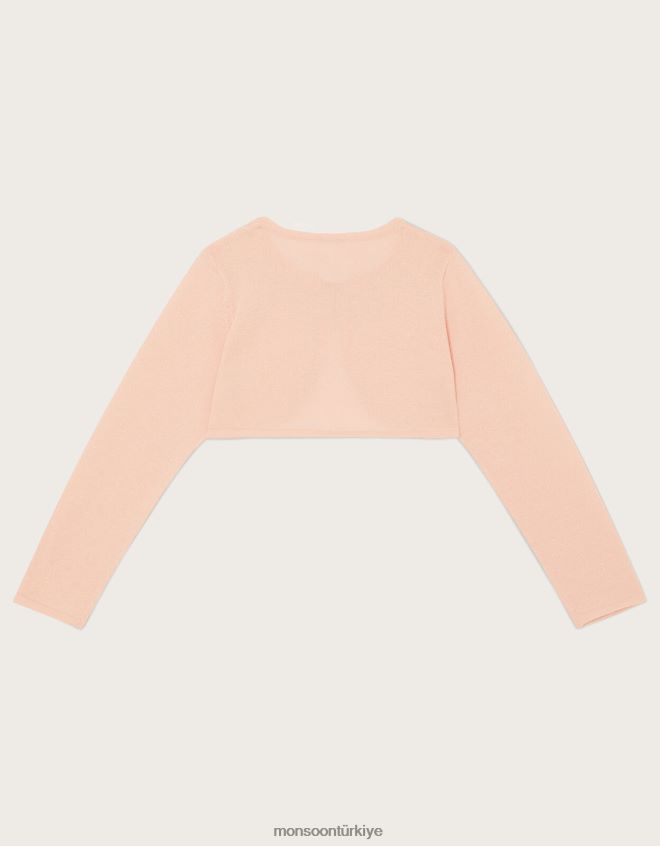 Monsoon kız inci süslemeli hırka JH86BT1860 Giyim pembe