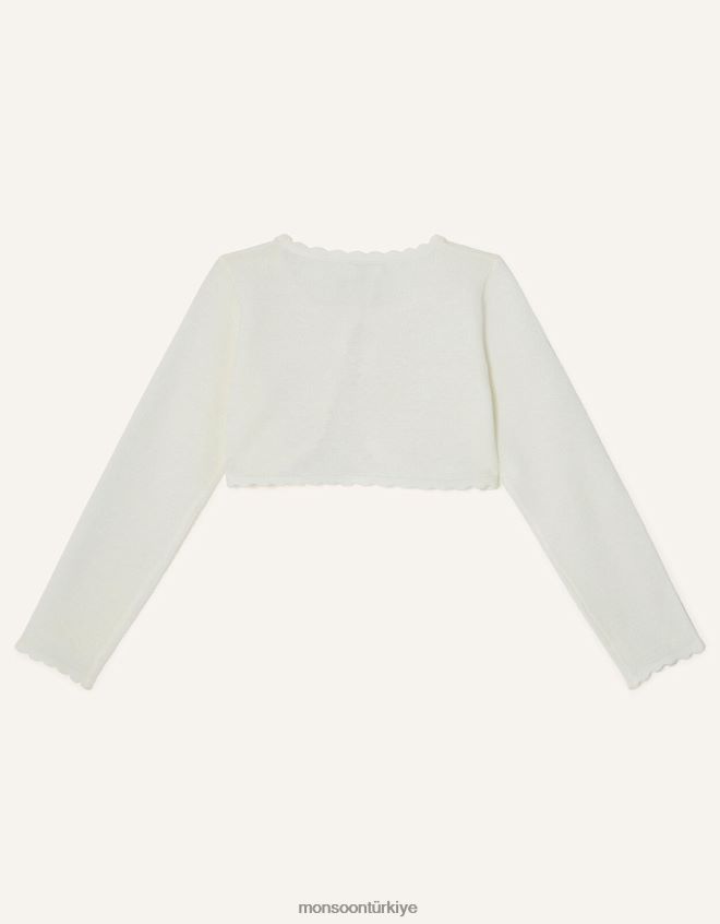 Monsoon kız niamh hırka JH86BT1571 Giyim fildişi