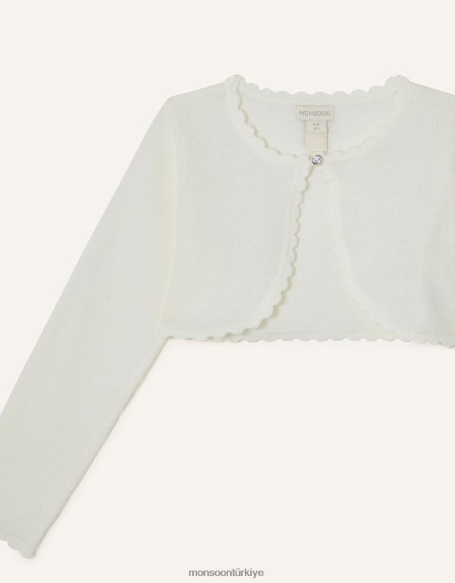 Monsoon kız niamh hırka JH86BT1571 Giyim fildişi