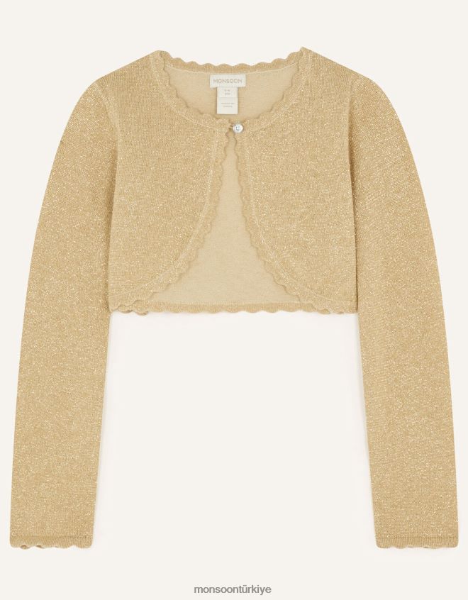 Monsoon kız niamh hırka JH86BT1767 Giyim altın