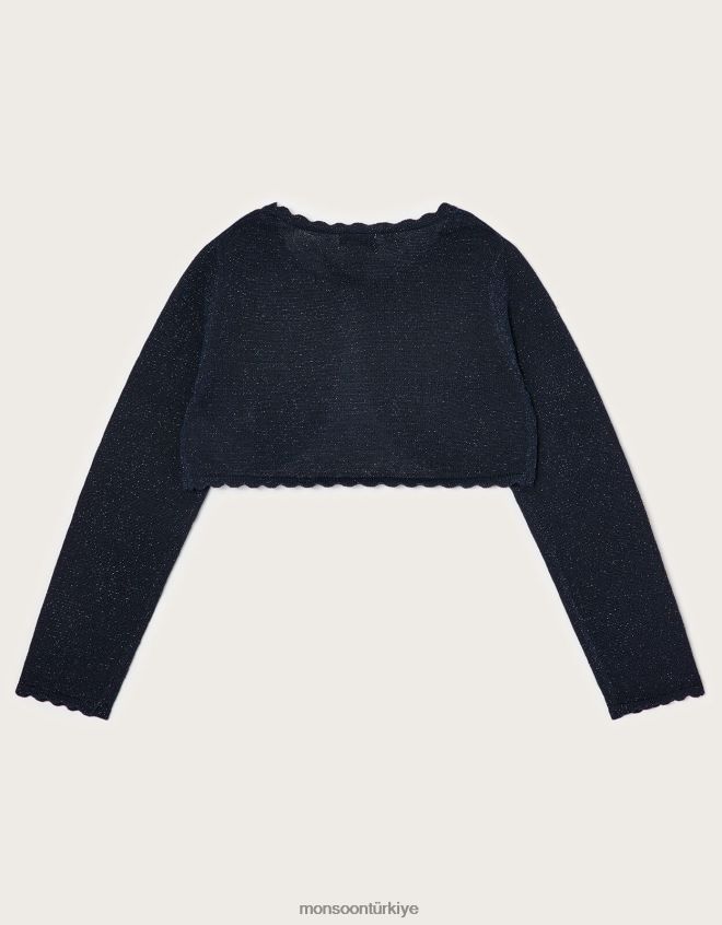 Monsoon kız niamh hırka JH86BT1891 Giyim Mavi Donanma)