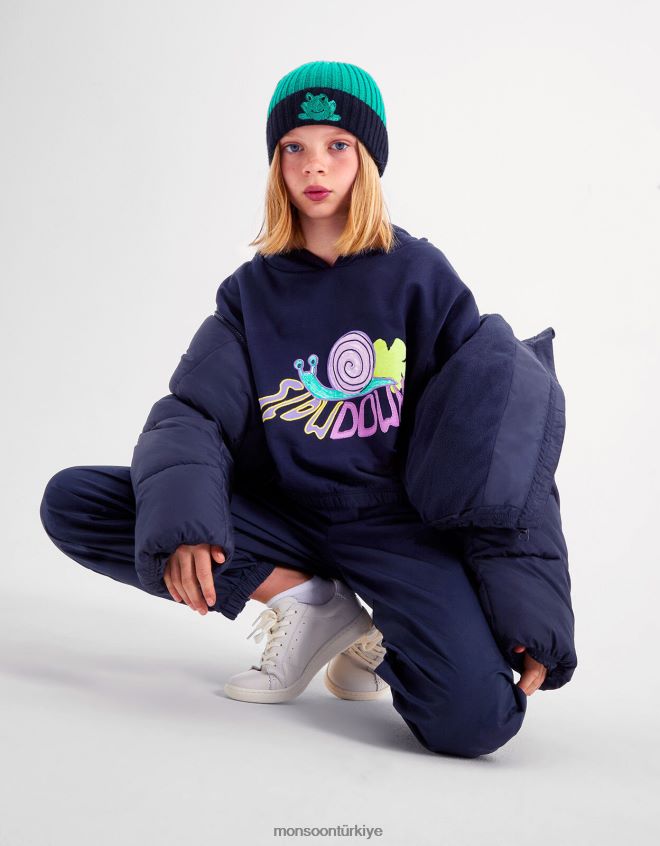 Monsoon çocuklar kırpılmış atlayıcıyı yavaşlat JH86BT1631 Giyim siyah