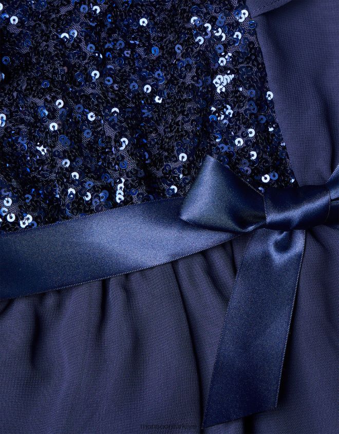 Monsoon kız bonita pullu tulum JH86BT1809 Giyim Mavi Donanma)