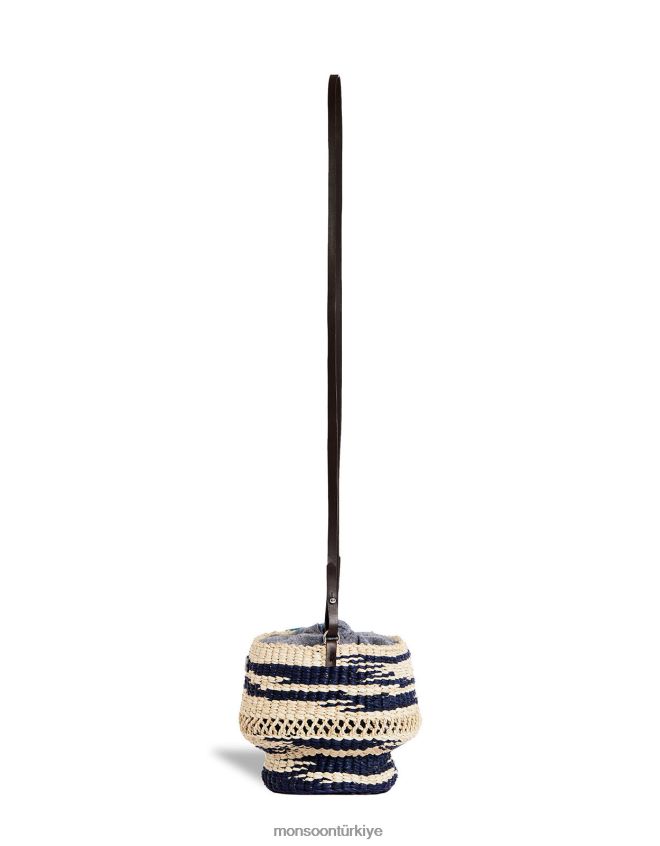 Monsoon kadınlar aaks baw pot dalgalı çanta JH86BT1254 aksesuar moda