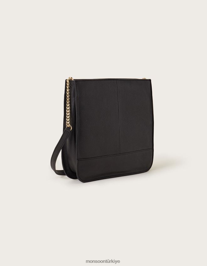 Monsoon kadınlar büyük deri çapraz çanta JH86BT1397 aksesuar zarif