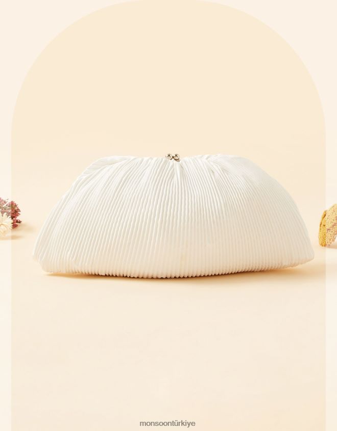 Monsoon kadınlar dantelli gelin el çantası JH86BT1440 aksesuar şık