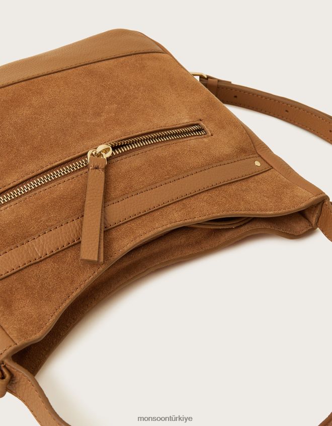 Monsoon kadınlar deri omuzdan askili çanta JH86BT1369 aksesuar sıcak