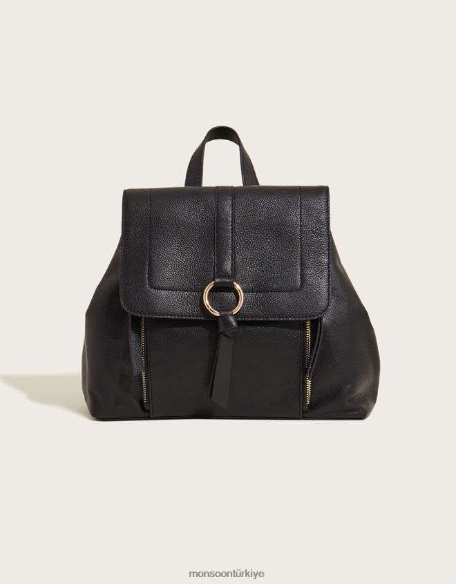 Monsoon kadınlar deri sırt çantası JH86BT1411 aksesuar şık
