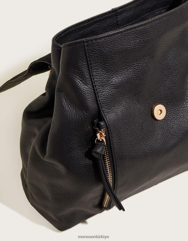 Monsoon kadınlar deri sırt çantası JH86BT1411 aksesuar şık