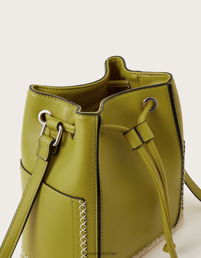 Monsoon kadınlar dikiş detaylı spor çanta JH86BT1272 aksesuar sıcak