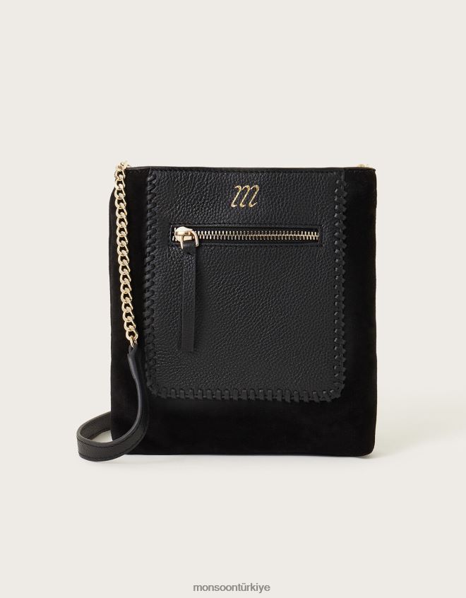 Monsoon kadınlar küçük deri çapraz çanta JH86BT1314 aksesuar şık