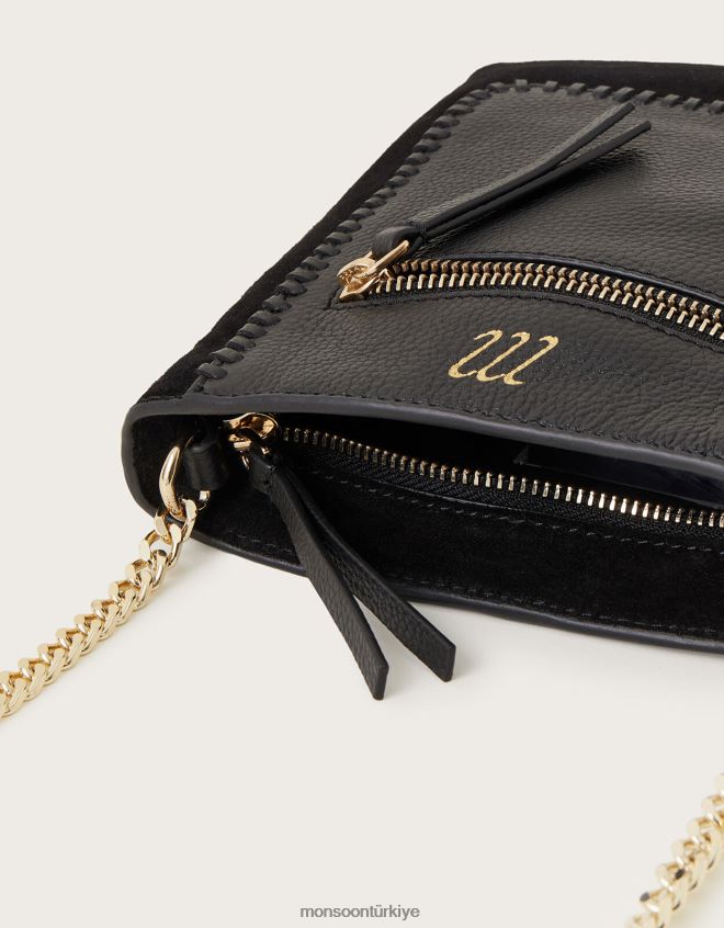 Monsoon kadınlar küçük deri çapraz çanta JH86BT1314 aksesuar şık