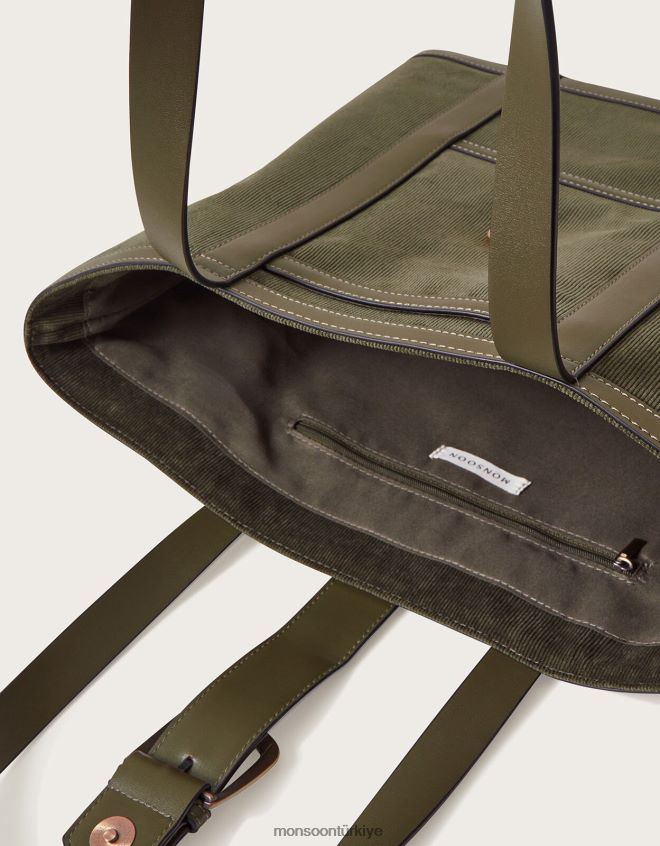 Monsoon kadınlar kordon eyer çantası JH86BT1220 aksesuar zarif