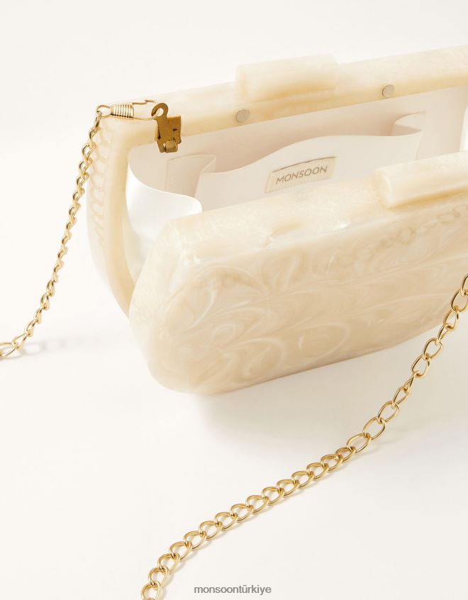 Monsoon kadınlar reçine gelin el çantası JH86BT1438 aksesuar moda