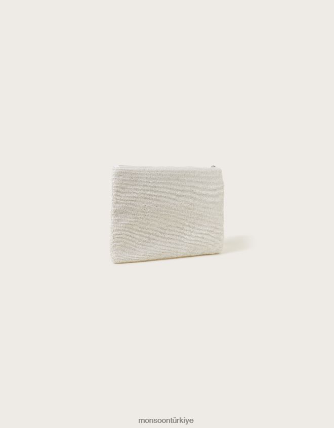 Monsoon kadınlar süslenmiş gelin el çantası JH86BT1285 aksesuar şık