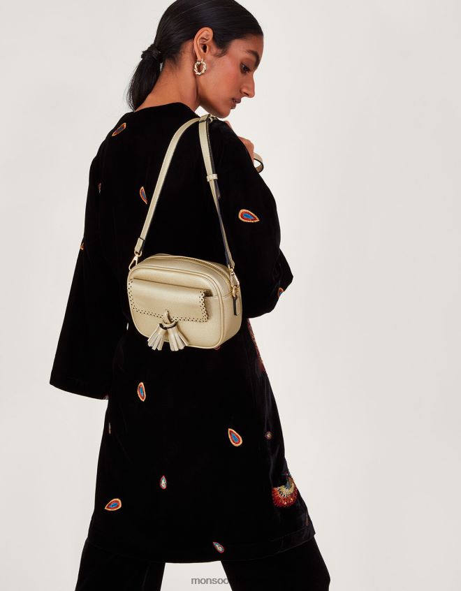 Monsoon kadınlar taraklı kamera çantası JH86BT1196 aksesuar zarif