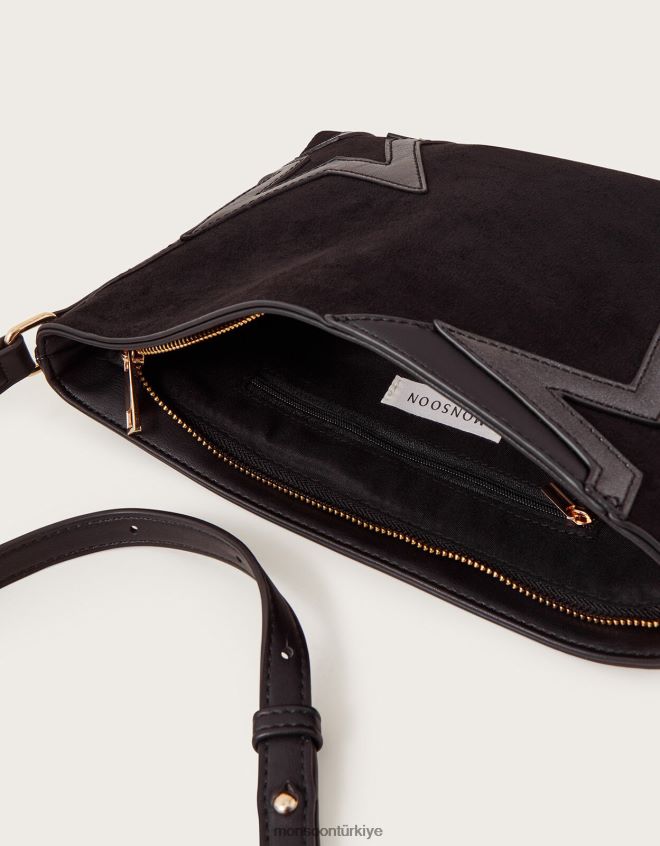 Monsoon kadınlar yıldız çapraz çanta JH86BT1199 aksesuar zarif