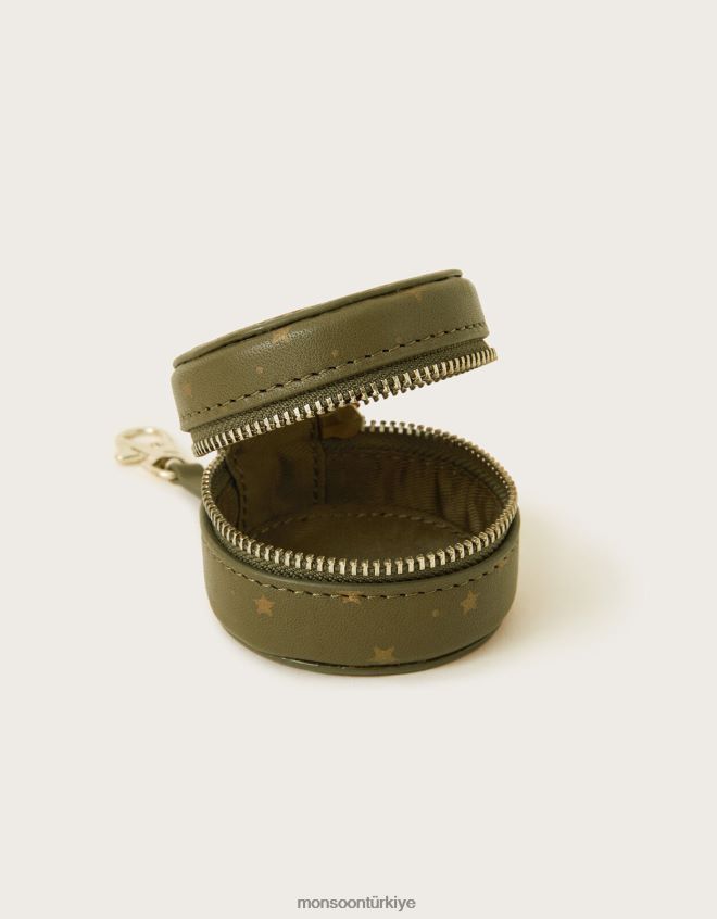 Monsoon kadınlar yıldız orta mücevher kutusu JH86BT1316 aksesuar yeşil