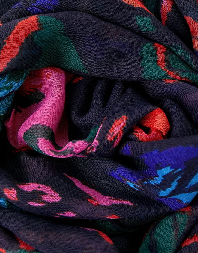 Monsoon kadınlar kalp desenli eşarp JH86BT1194 aksesuar moda